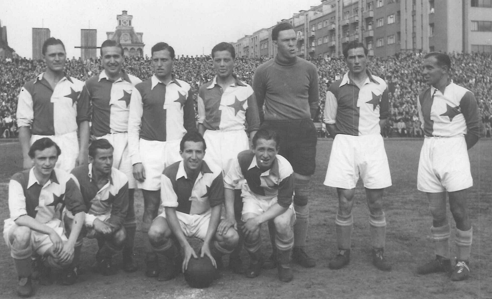 SK SLAVIA PRAHA 1938 (4.7.1938, Slavia-Beogradski SK 2-1)